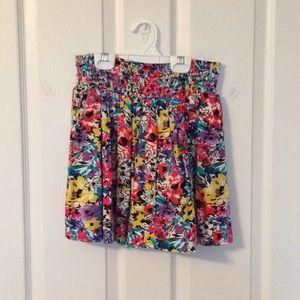 Floral Mini Skirt
